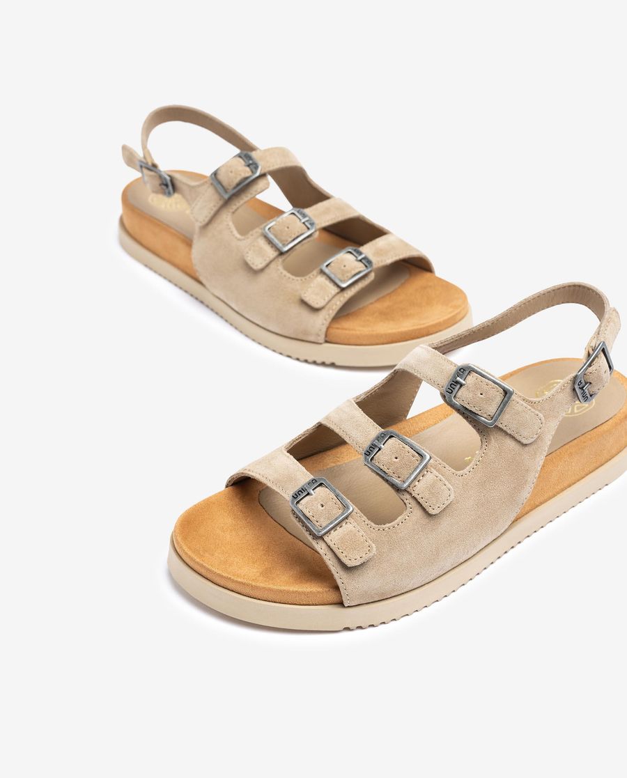 Sandales Unisa à semelle crantée - Beige