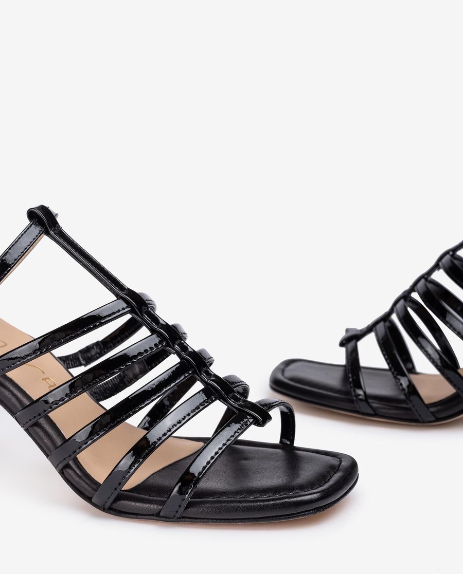 Sandales à talon géométrique Unisa pour femme - Noir