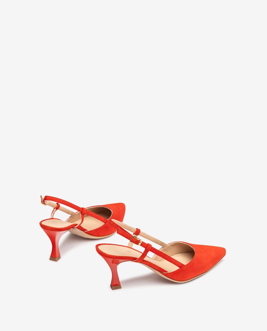 Sandales à bride arrière à bout pointu Unisa pour femme - Rouge