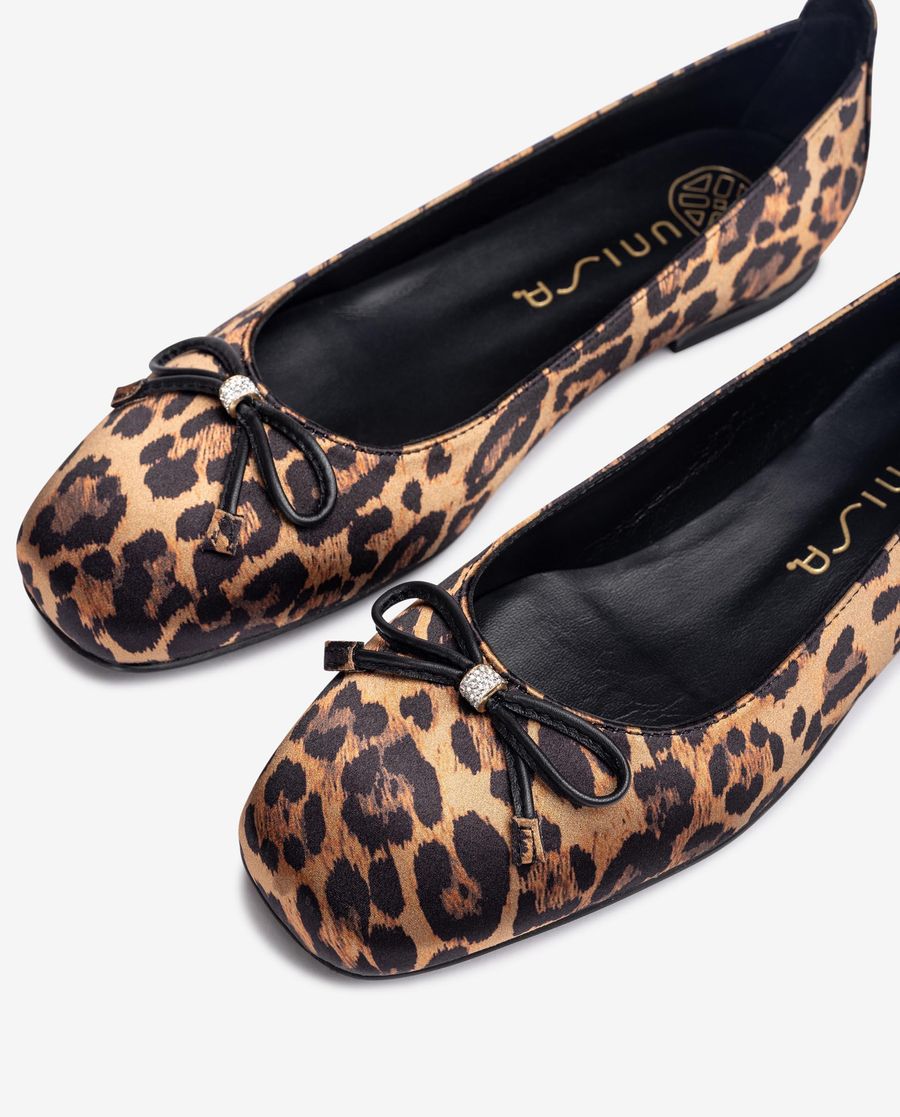 Ballerines à bout carré Unisa pour femme - Marron