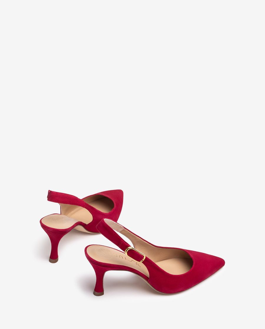 Sandales à bride arrière à bout pointu Unisa pour femme - Rouge