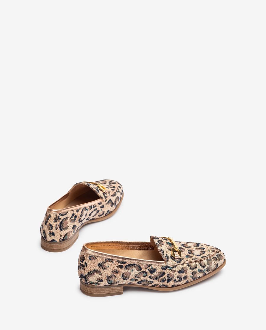 Mocassins ornés Unisa pour femme - Corail / Ballerine
