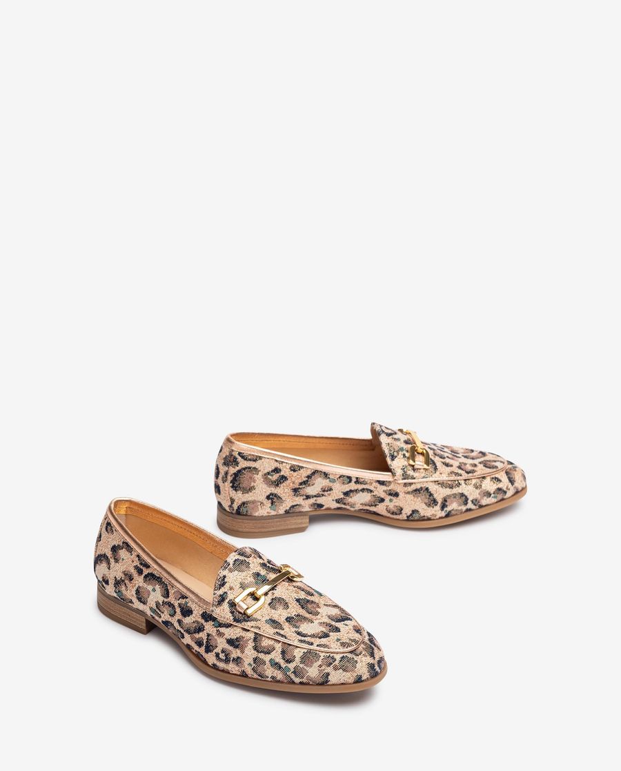 Mocassins ornés Unisa pour femme - Corail / Ballerine