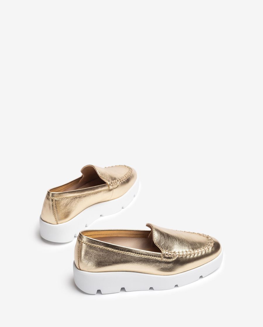 Mocassins à plateforme Unisa femme Doré