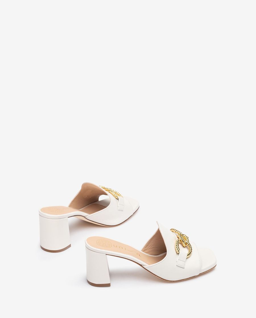 Sandales ornées Unisa pour femme - Blanc