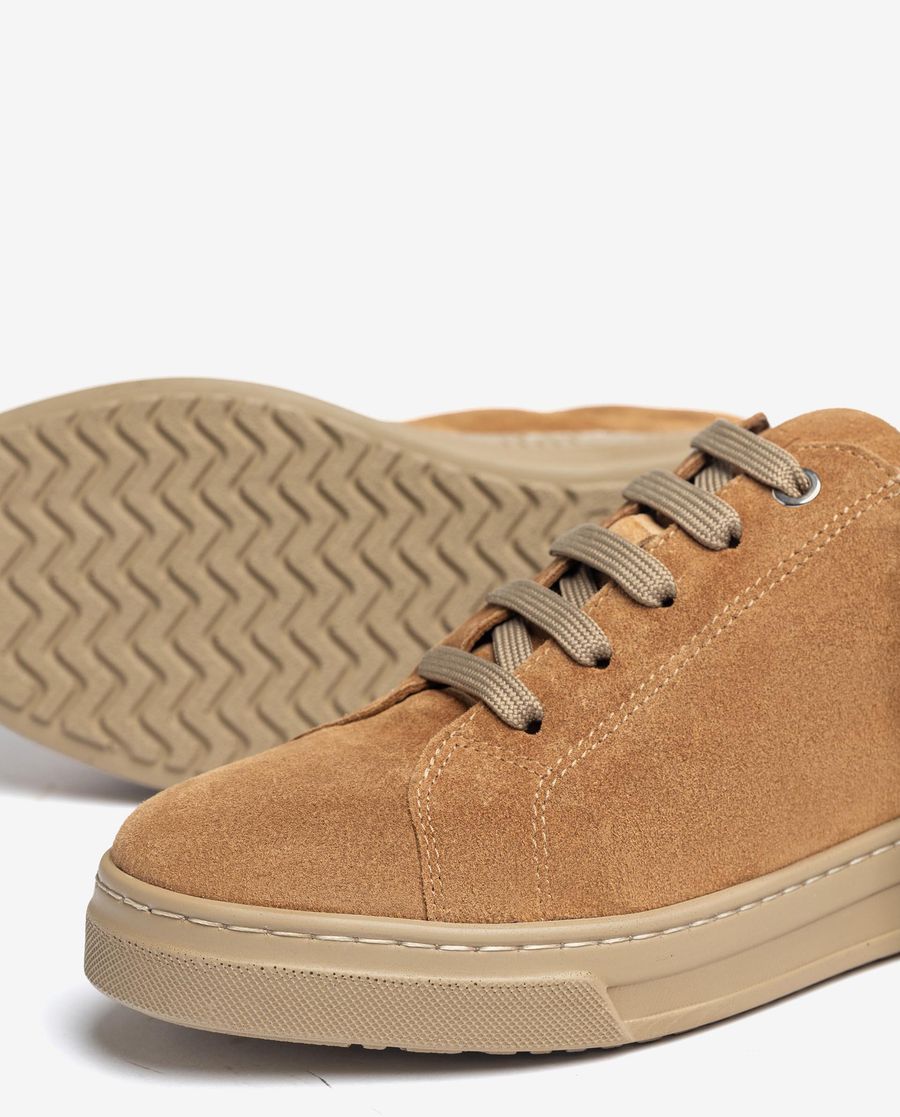 Baskets unisexes en daim Unisa pour femme - Marron