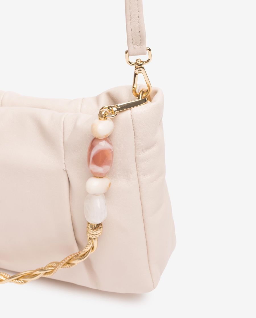 Sac à main Unisa femme avec poignées ornées - Blanc