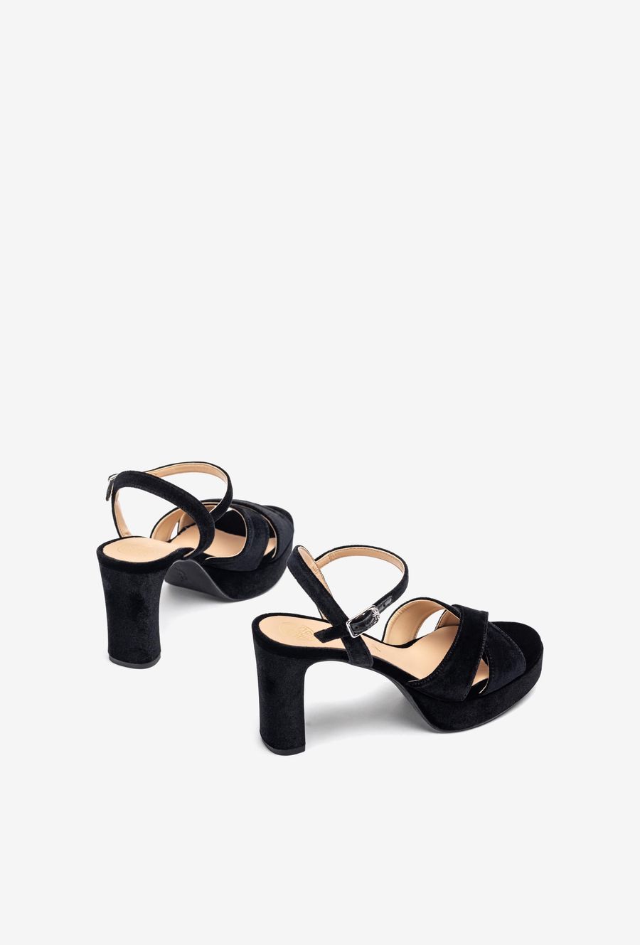 Sandales à talons et plateformes Unisa pour femme - Noir