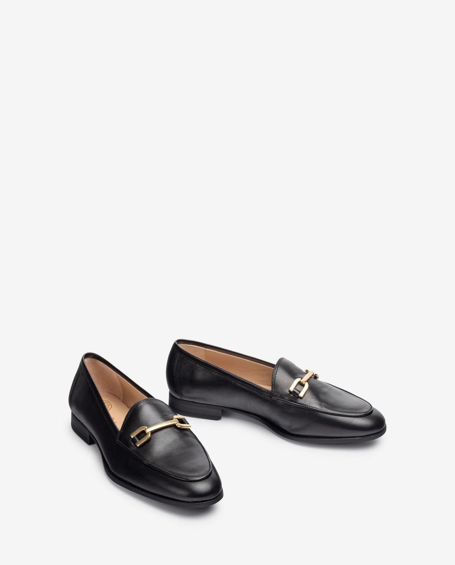 Mocassins à bout rond Unisa pour femme - Noir