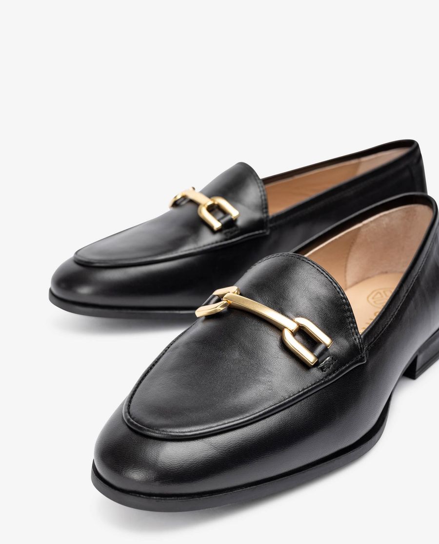 Mocassins à bout rond Unisa pour femme - Noir