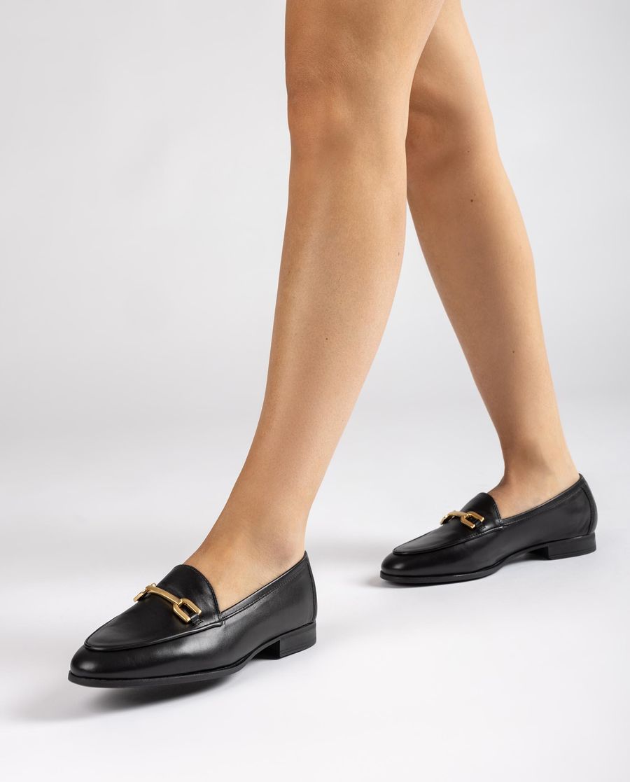 Mocassins à bout rond Unisa pour femme - Noir