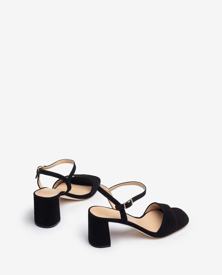 Sandales en daim Unisa pour femme - Noir