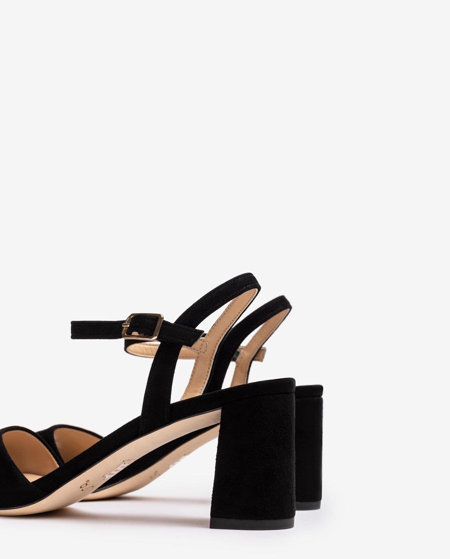 Sandales en daim Unisa pour femme - Noir