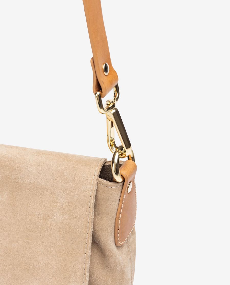 Sac bandoulière moyen Unisa pour femme - Beige