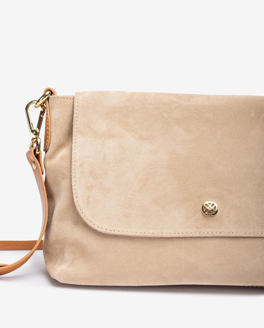 Sac bandoulière moyen Unisa pour femme - Beige