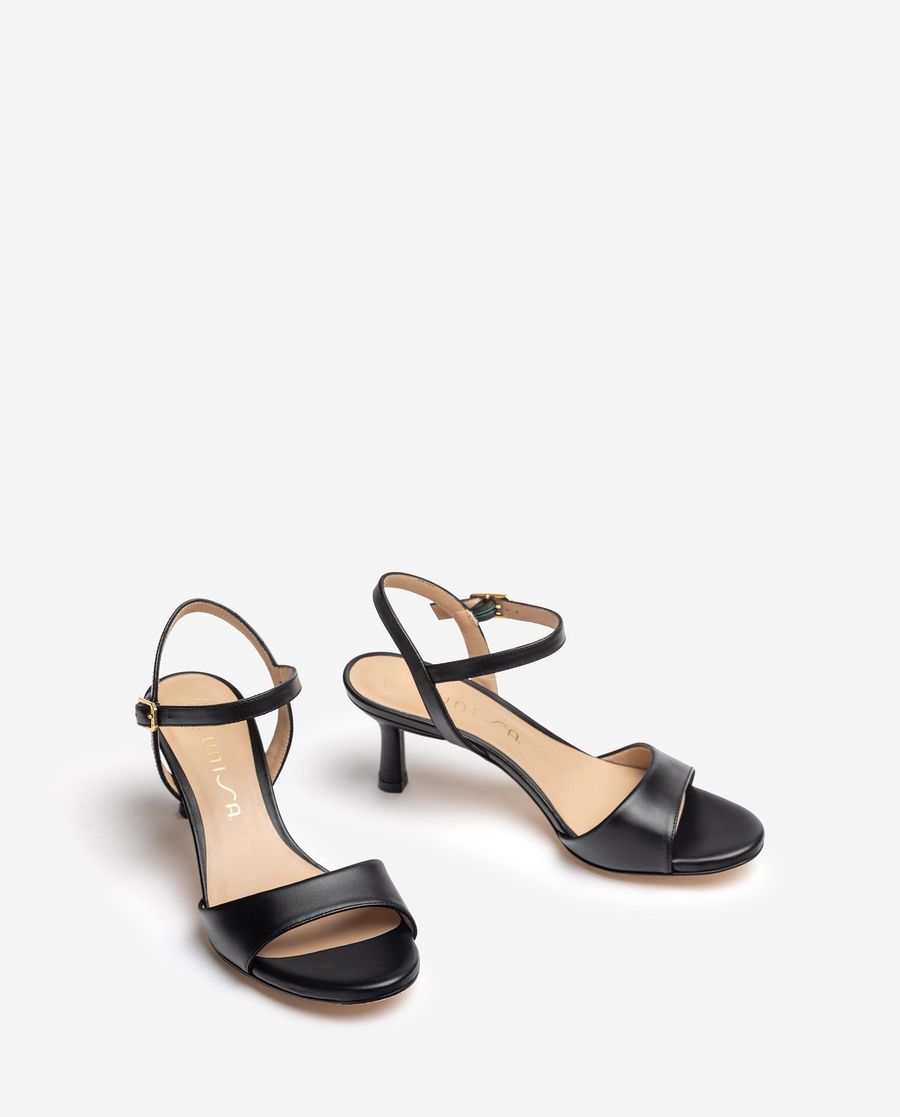 Sandales à talon moyen Unisa pour femme - Noir