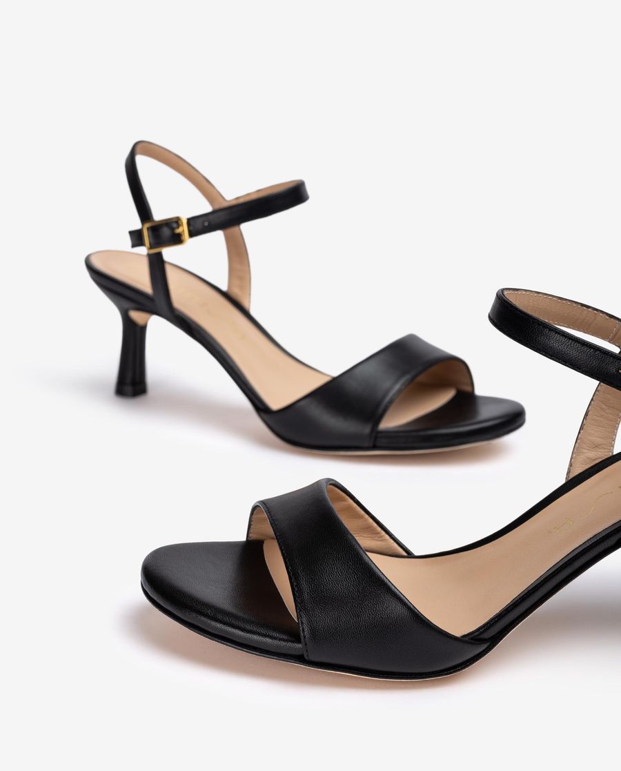 Sandales à talon moyen Unisa pour femme - Noir