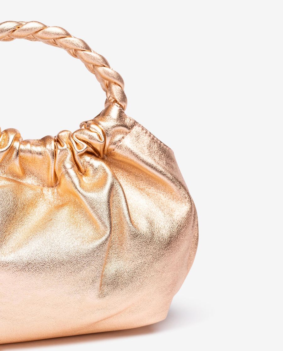 Petit sac à anses tressées Unisa pour femme - Rose