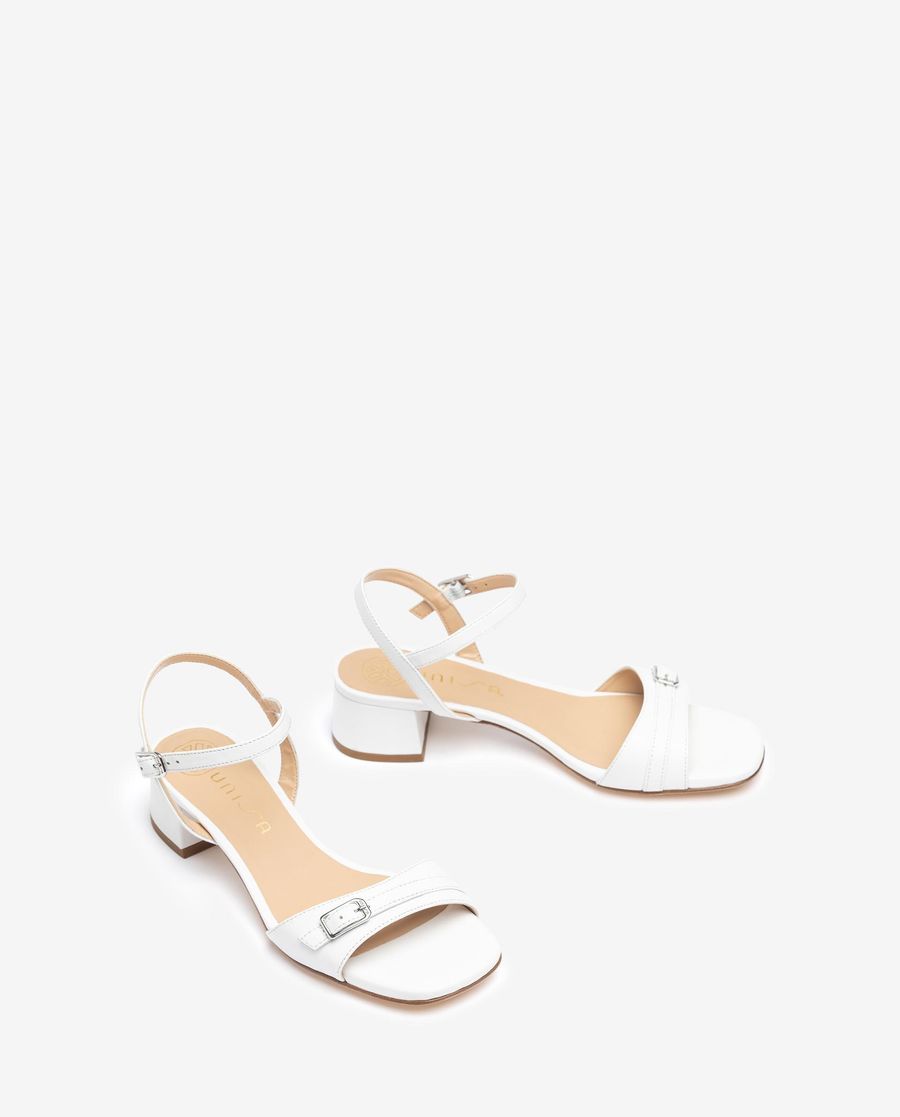 Sandale à boucle Unisa Femme - Blanc