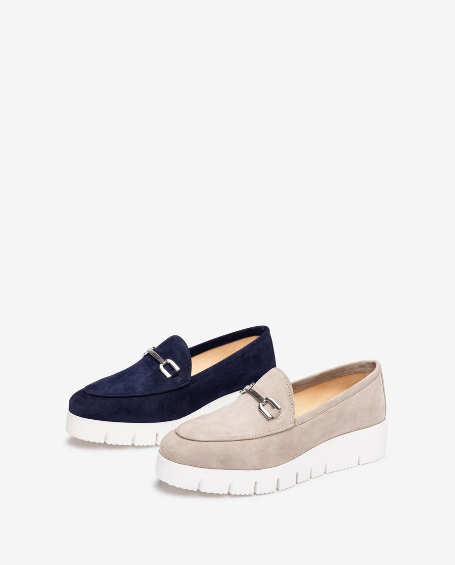 Mocassins à plateforme Unisa pour femme - Beige