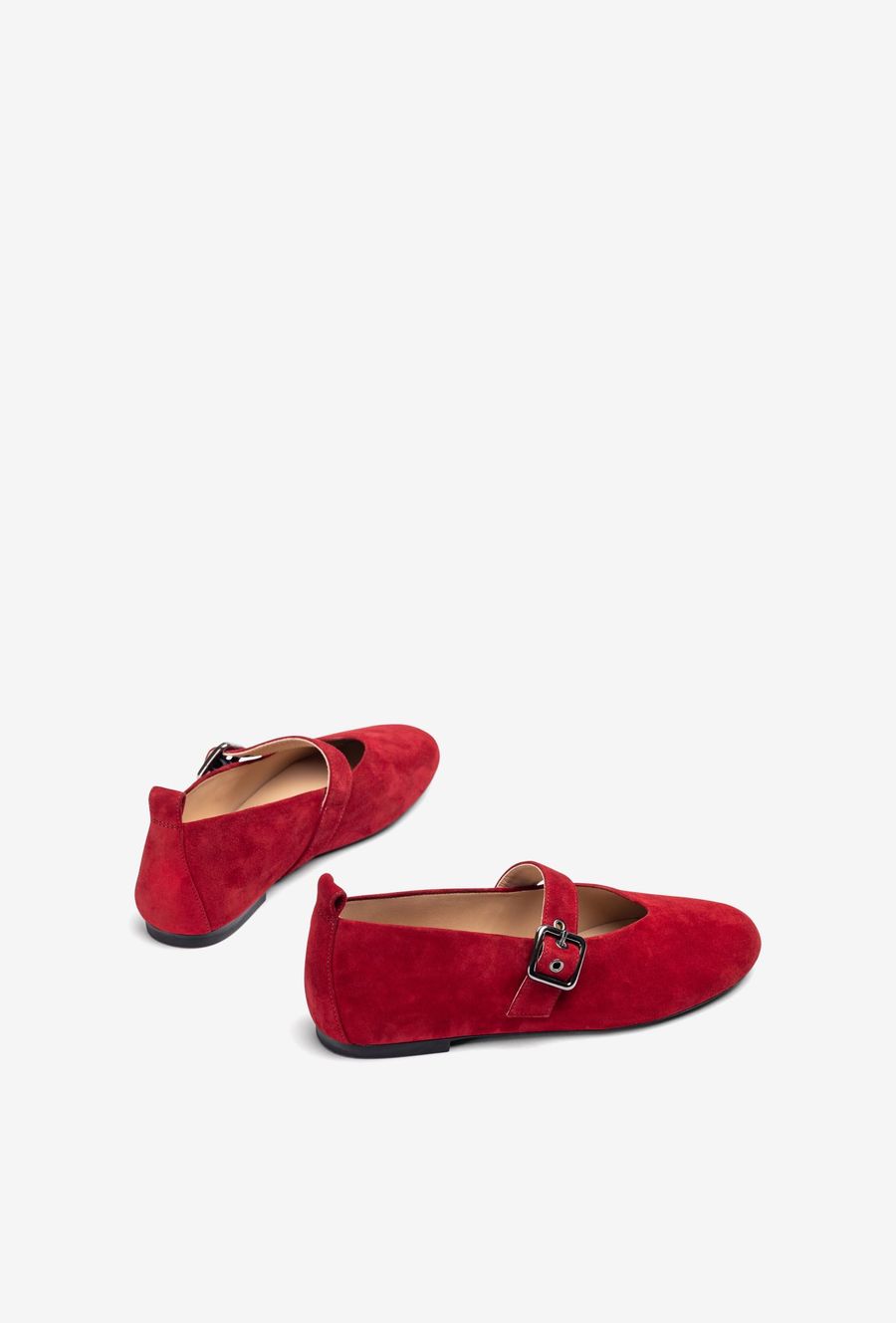 Ballerines plates à bride arrière Unisa pour femme - Rouge