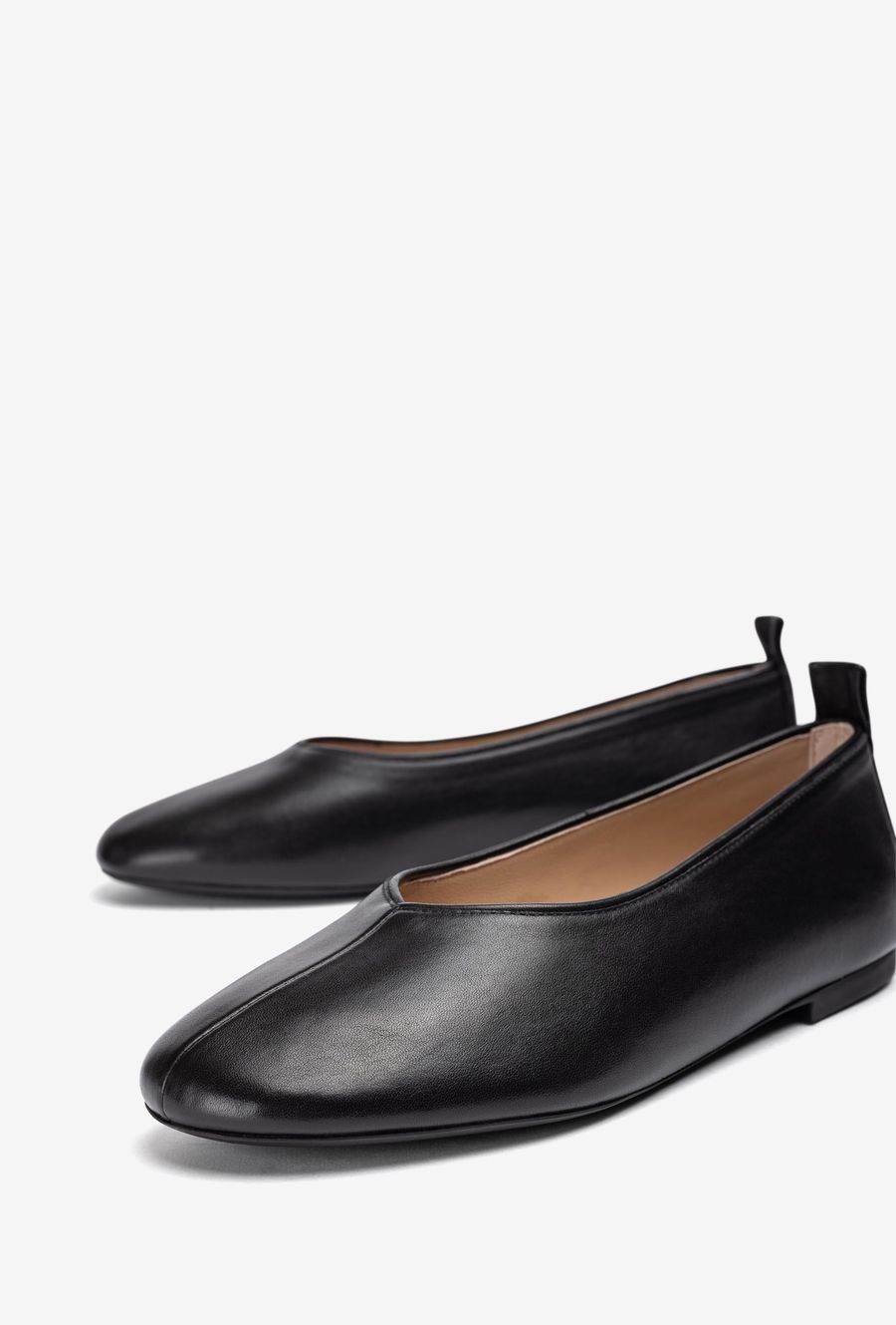 Ballerines Unisa avec surpiqûres - Noir