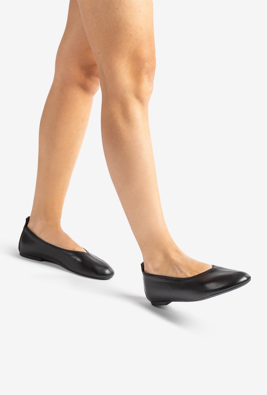 Ballerines Unisa avec surpiqûres - Noir