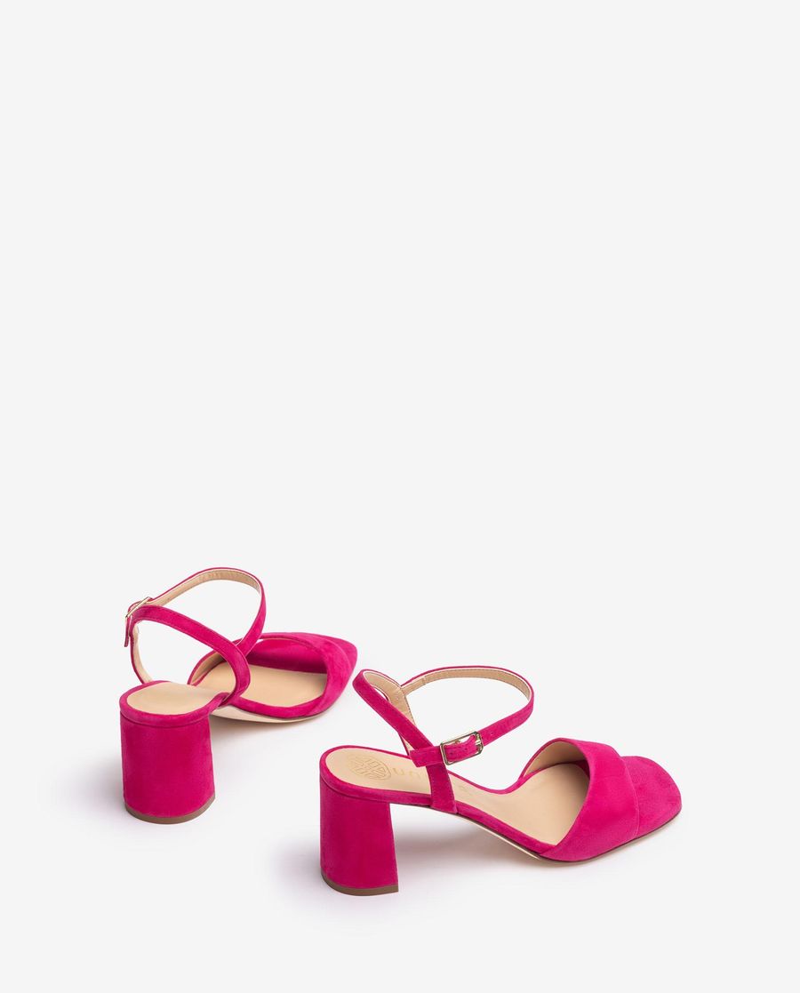 Sandales en daim Unisa pour femme - Rose