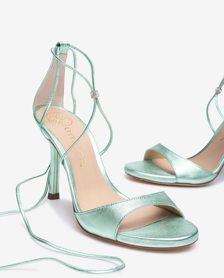 Sandales habillées ornées Unisa pour femme - Vert