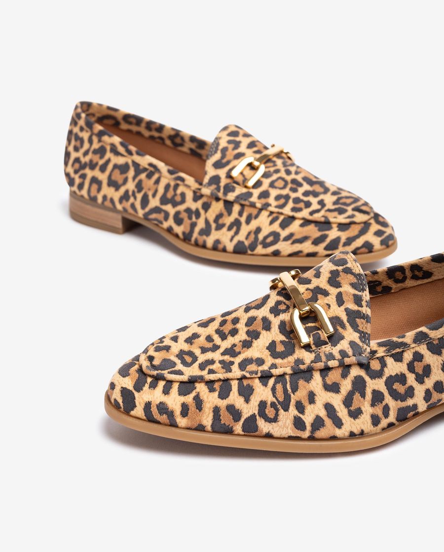 Mocassins ornés Unisa pour femme - Marron