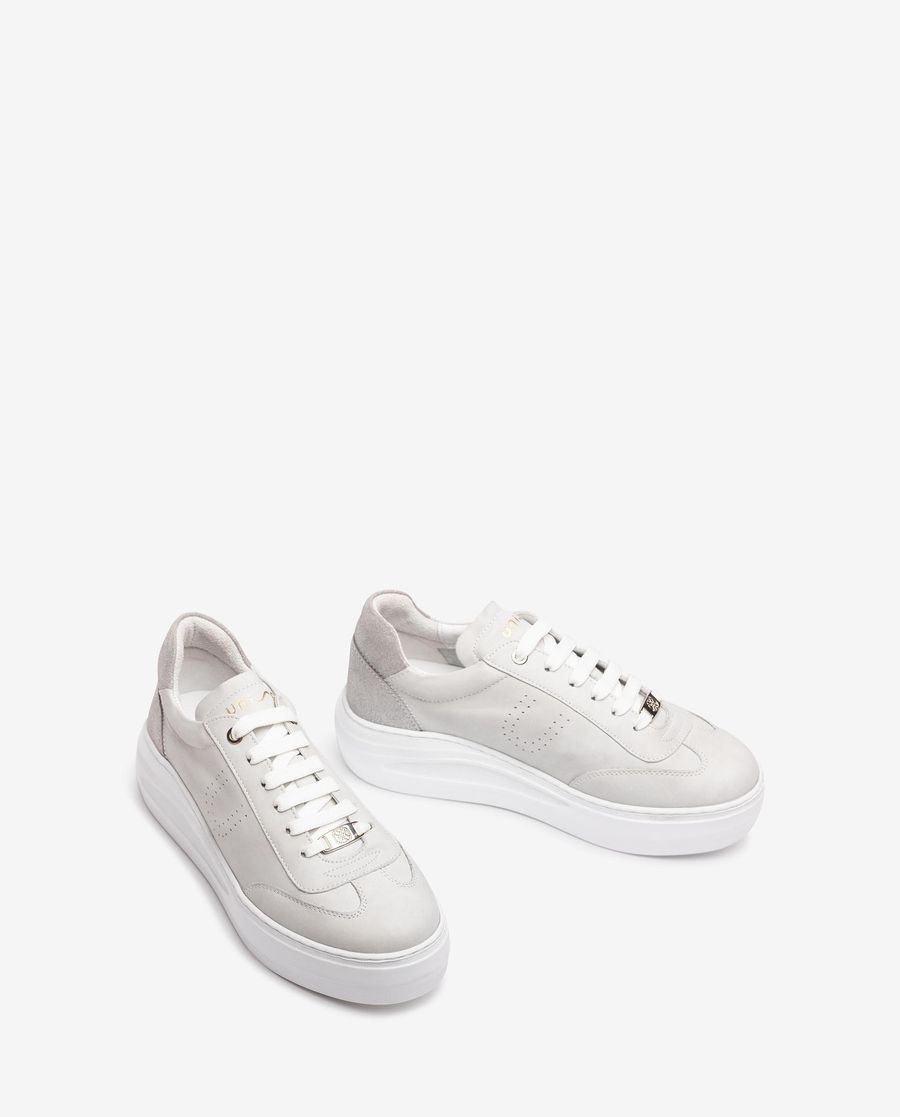 Chaussures de sport Unisa à semelles longues pour femme - Blanc