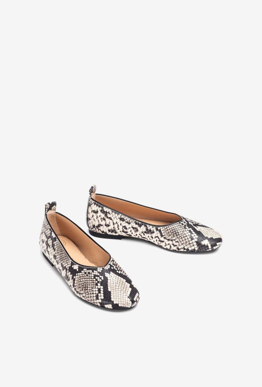 Ballerines Unisa Femme avec surpiqûres - Ivoire