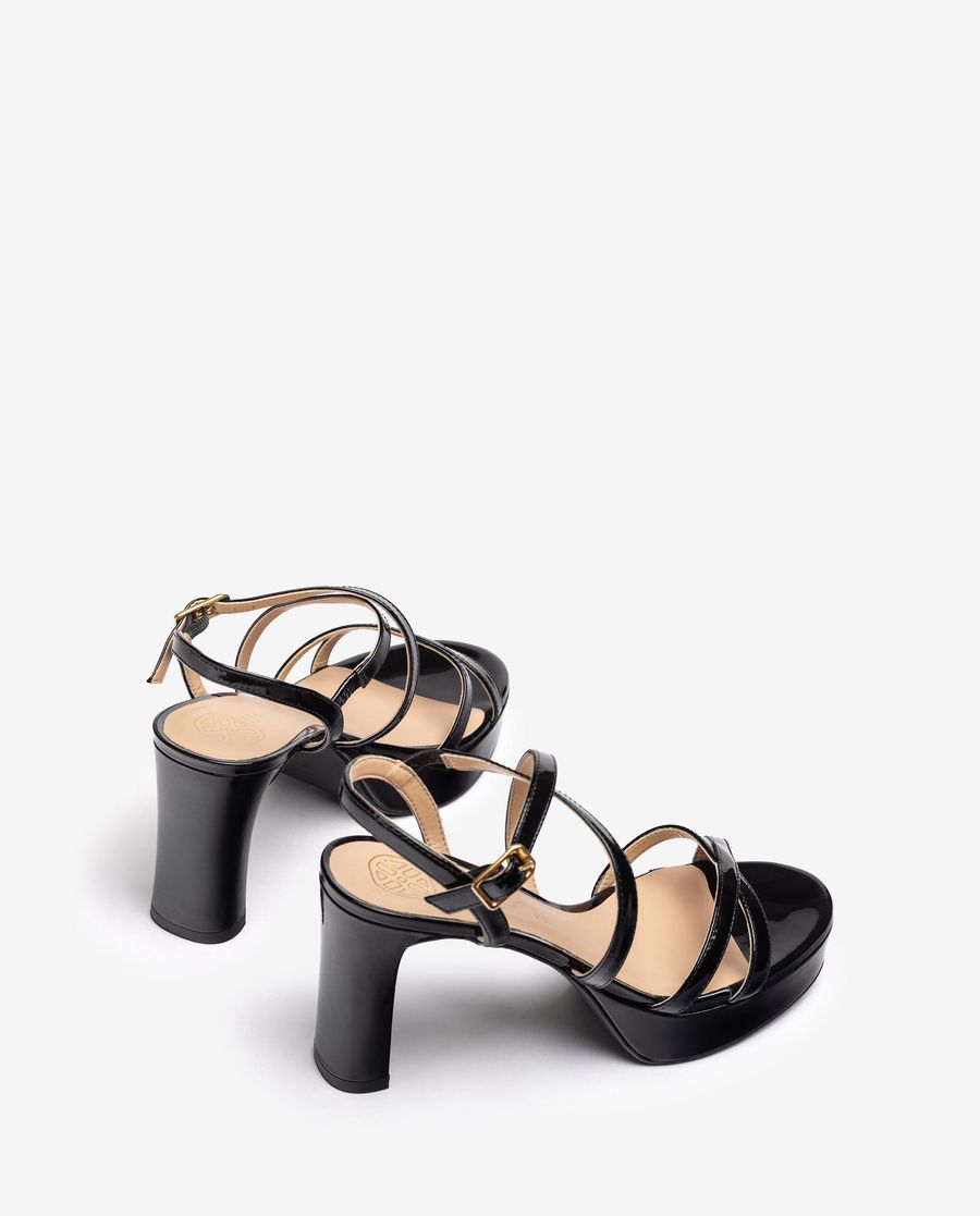 Sandales à plateforme Unisa pour femme - Noir