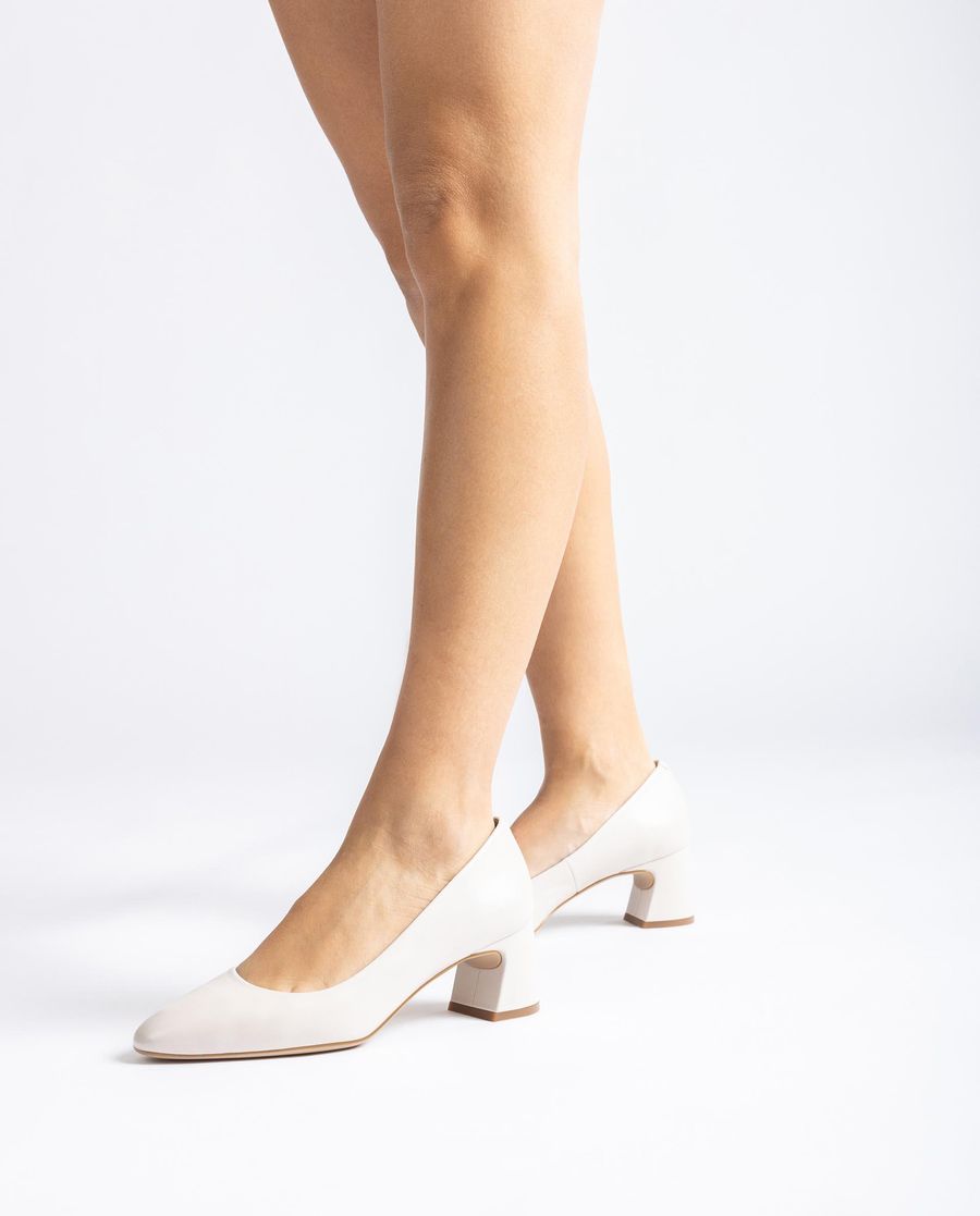 Escarpins Unisa Femme à bout carré - Blanc