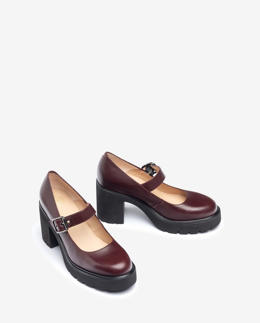 Babes Unisa en cuir ultraléger pour femme - Rouge