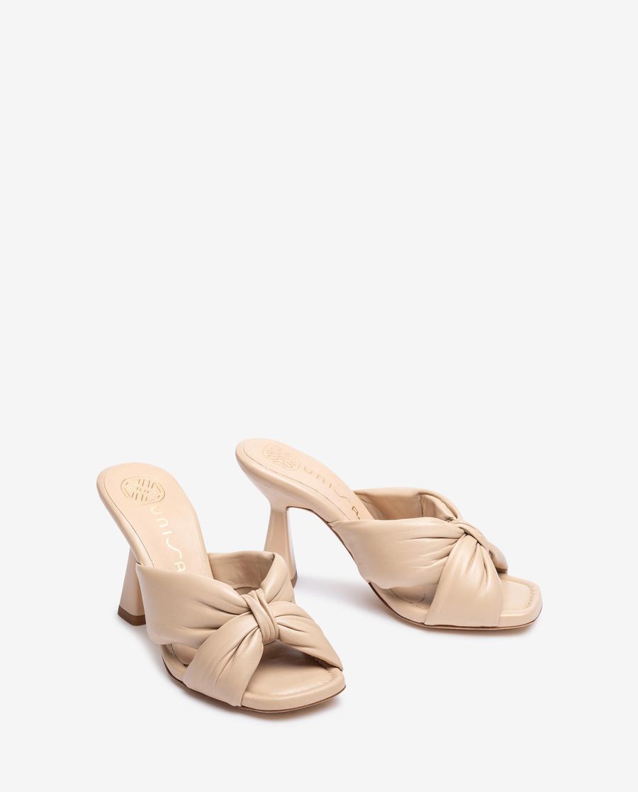Sandales à nœud large Unisa pour femme - Beige