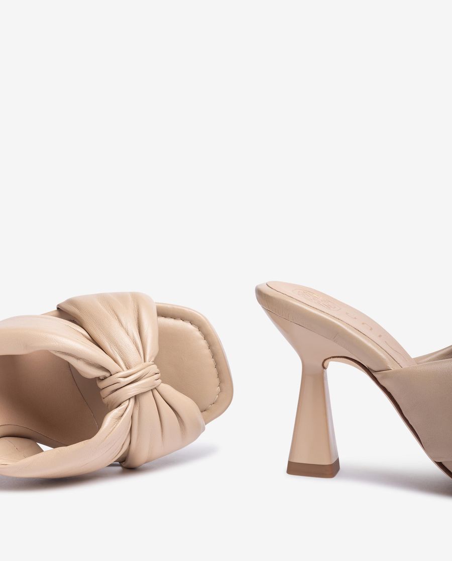 Sandales à nœud large Unisa pour femme - Beige
