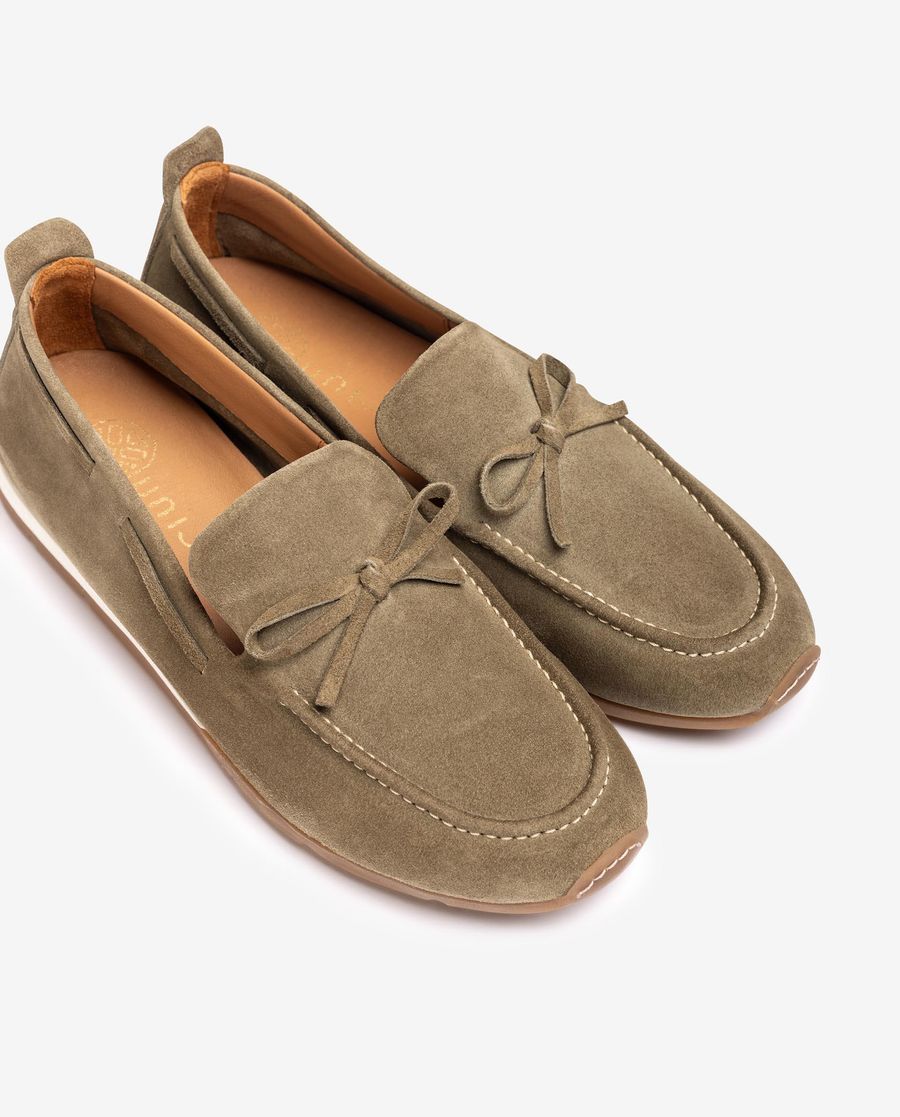 Mocassins bateau Unisa Femme - Vert