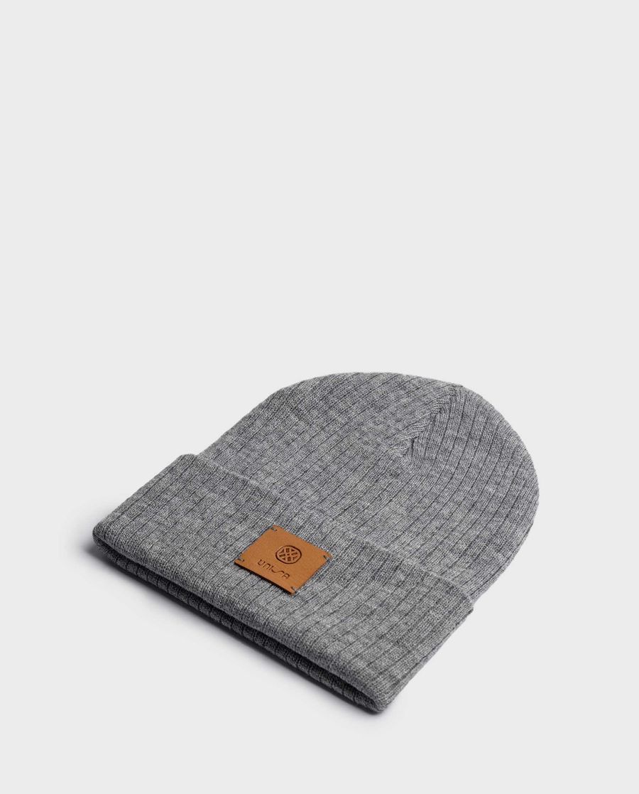 Bonnet en tricot recyclé Unisa pour femme - Gris