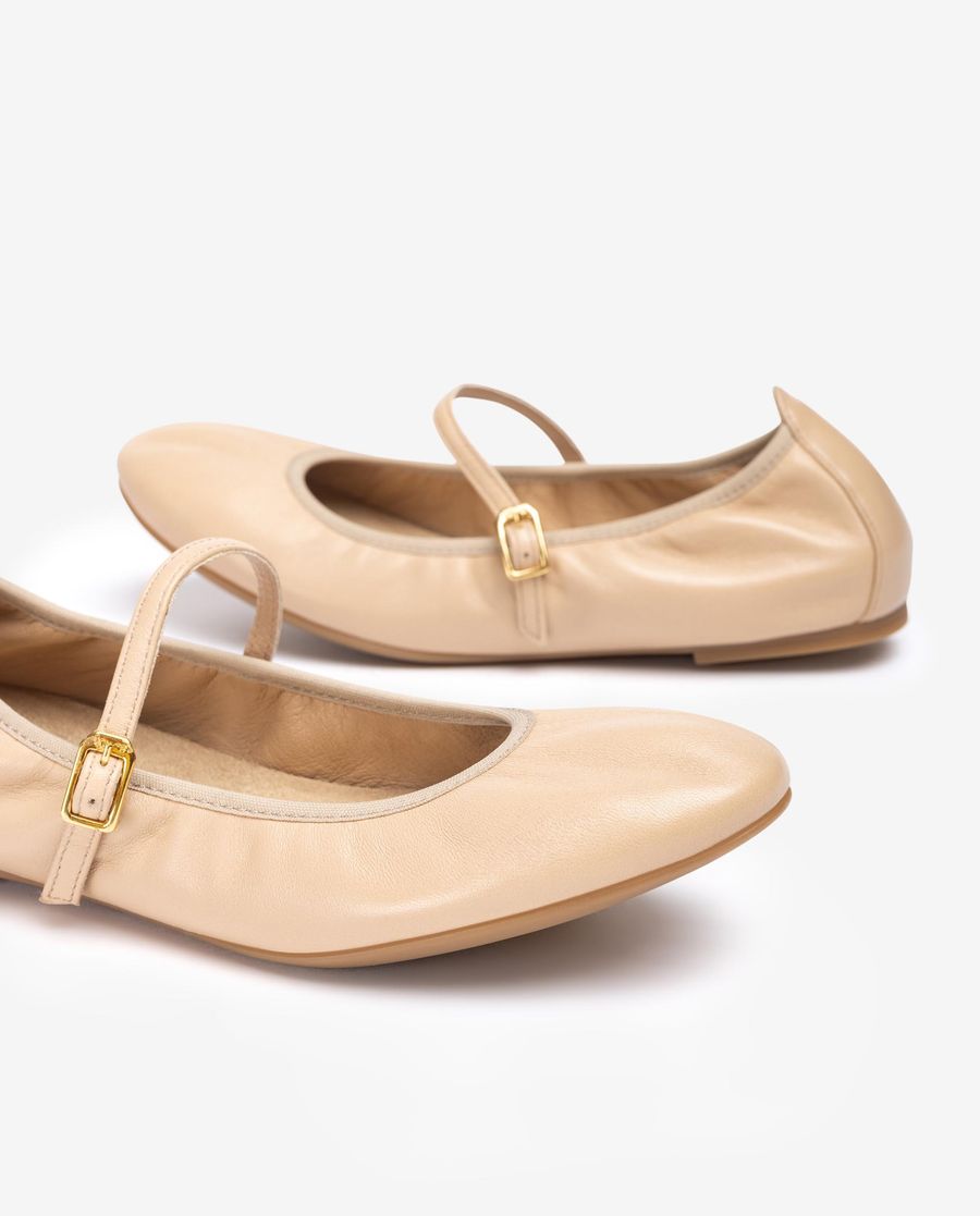 Ballerines Unisa Femme à Bride - Beige