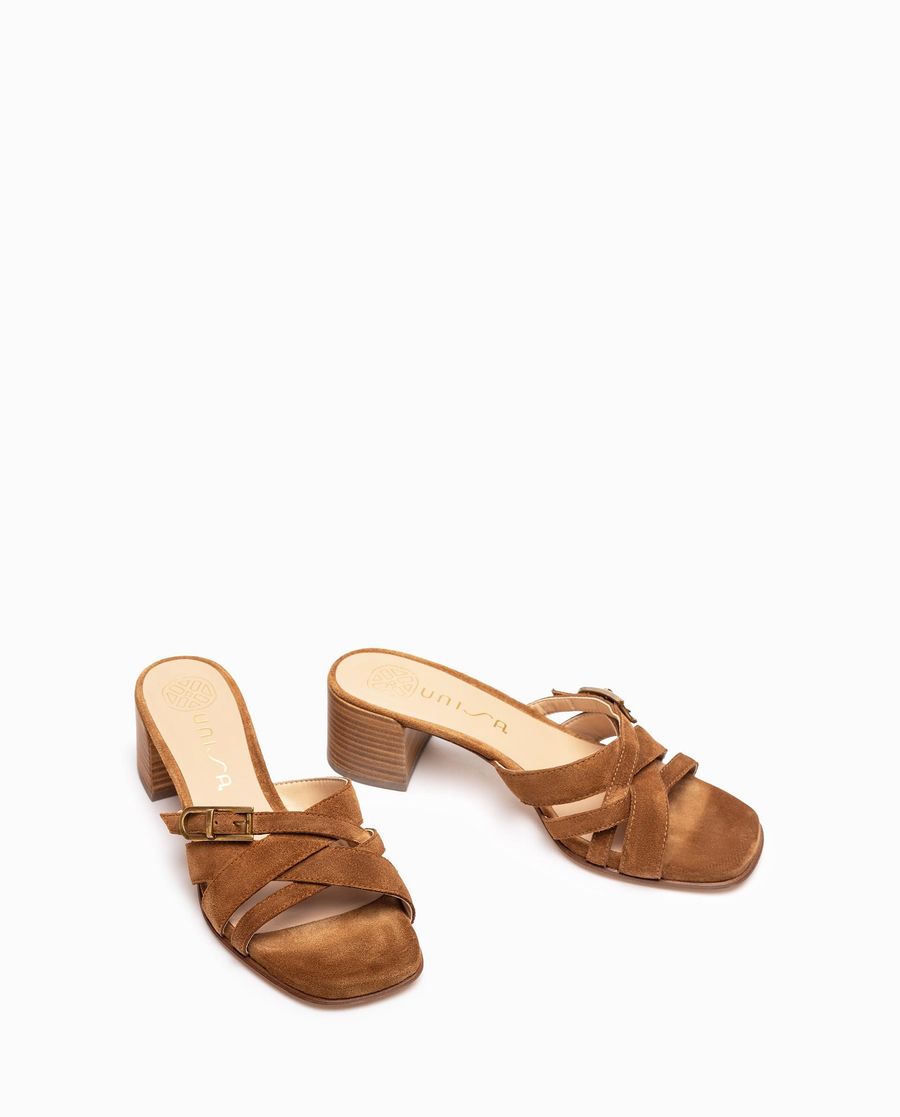 Sandales à lanières Unisa pour femme - Marron