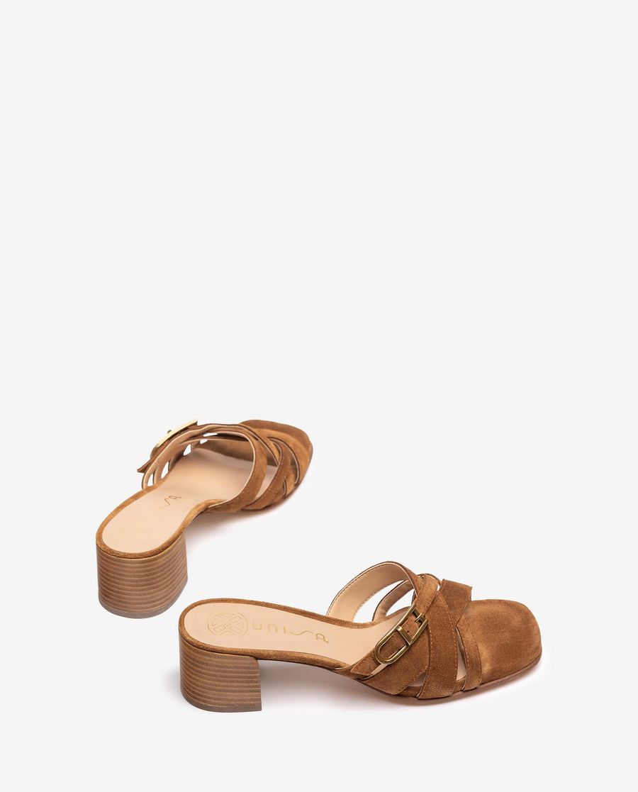 Sandales à lanières Unisa pour femme - Marron