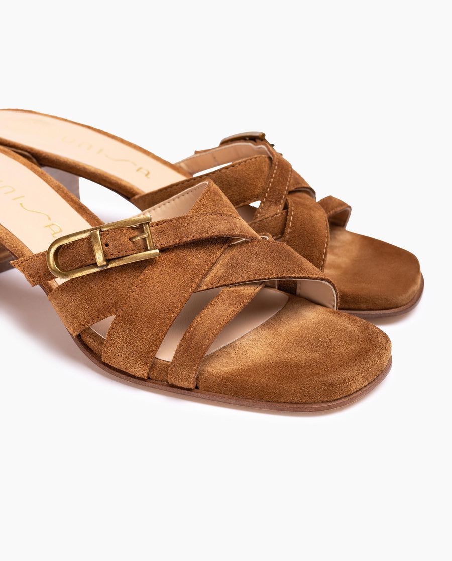Sandales à lanières Unisa pour femme - Marron