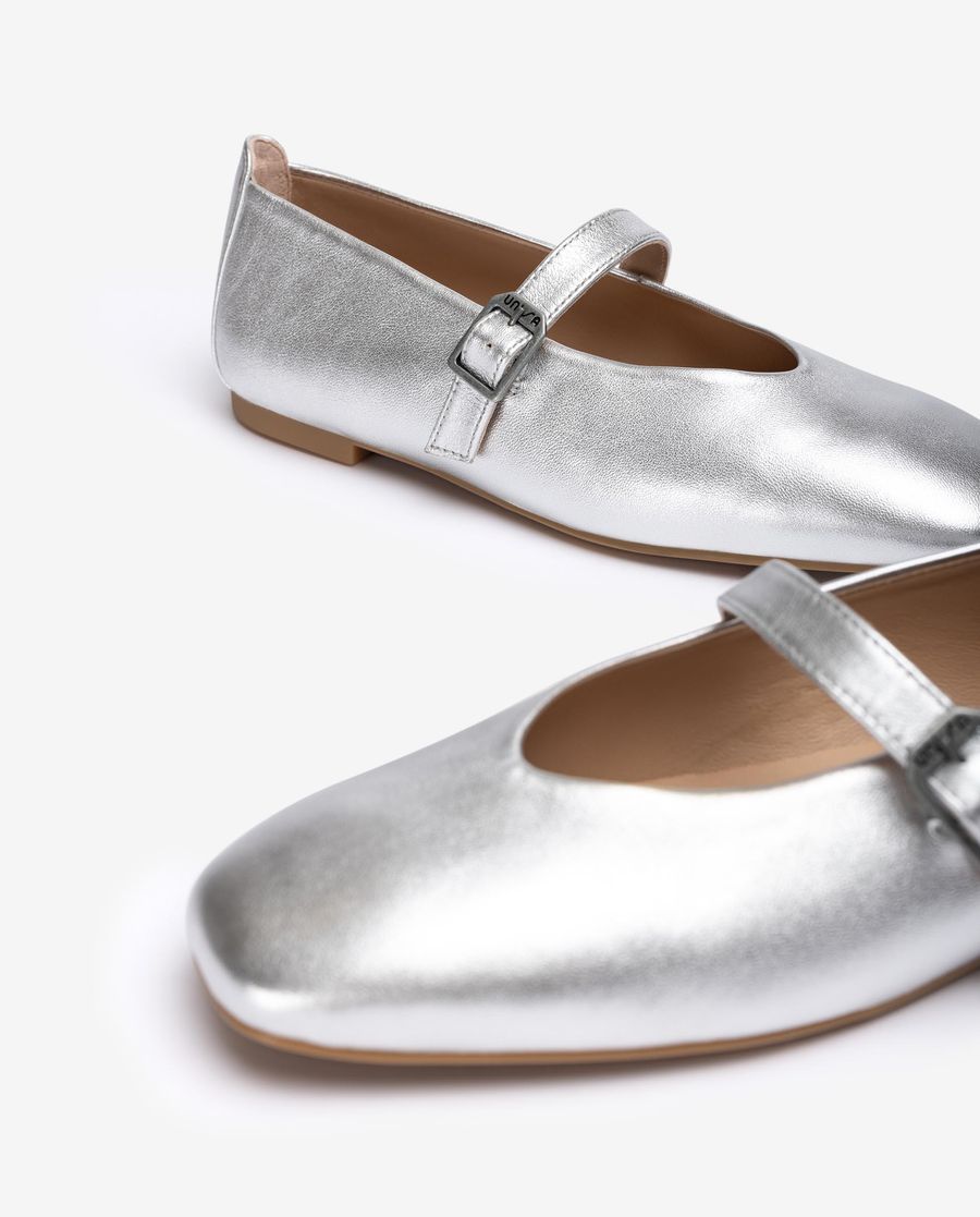Ballerines Unisa à bride pour femme - Argenté