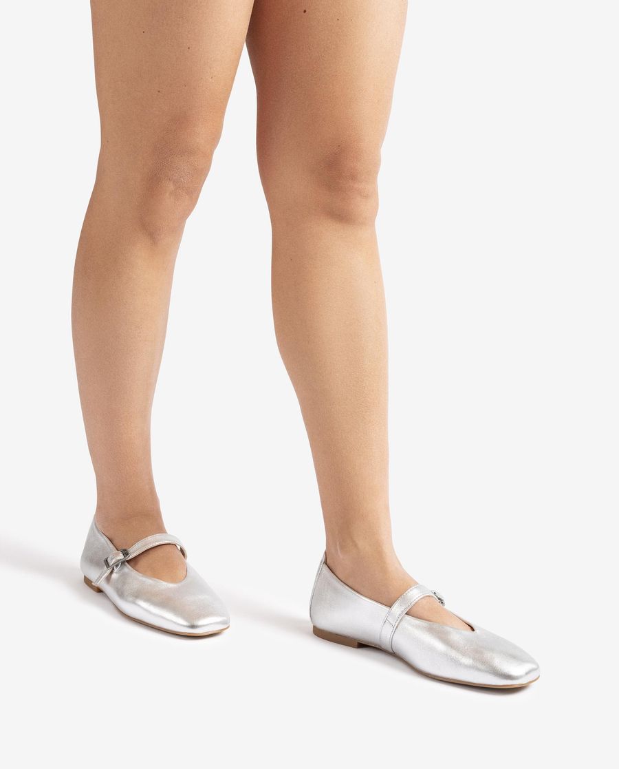 Ballerines Unisa à bride pour femme - Argenté