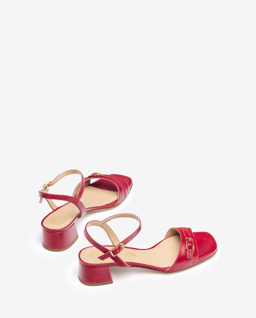 Sandales à boucle Unisa pour femme - Rouge