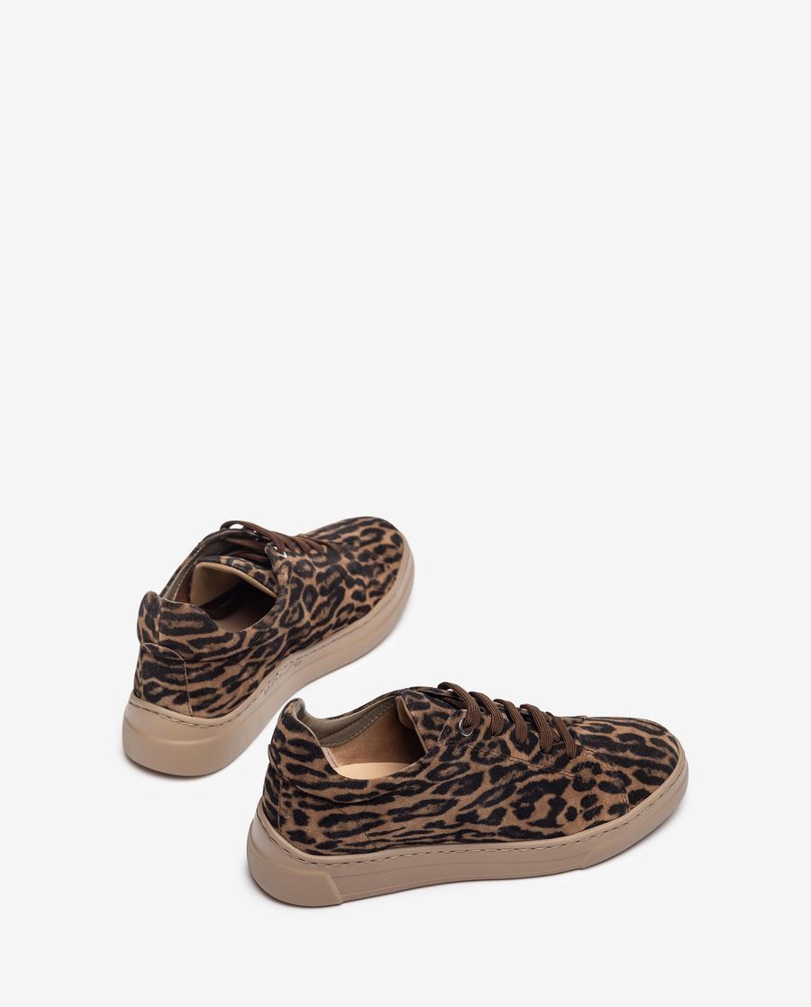 Baskets en cuir Unisa pour femme - Marron