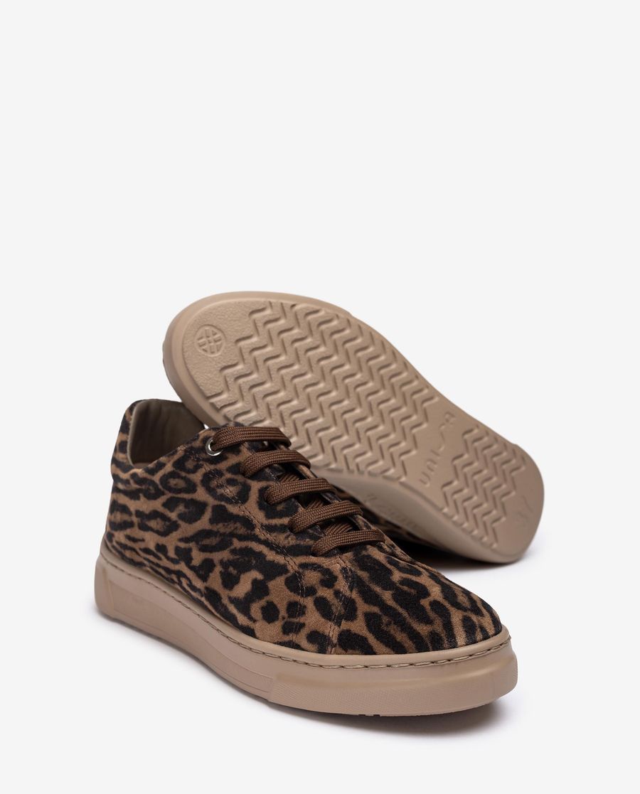 Baskets en cuir Unisa pour femme - Marron
