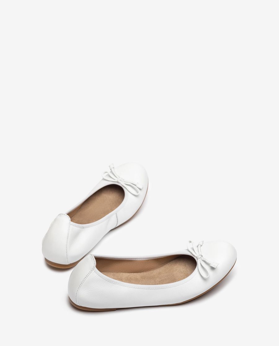Ballerines Femme Unisa à bout rond - Blanc