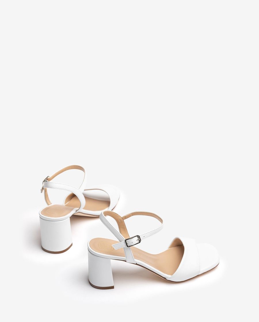 Sandales en cuir Unisa pour femme - Blanc